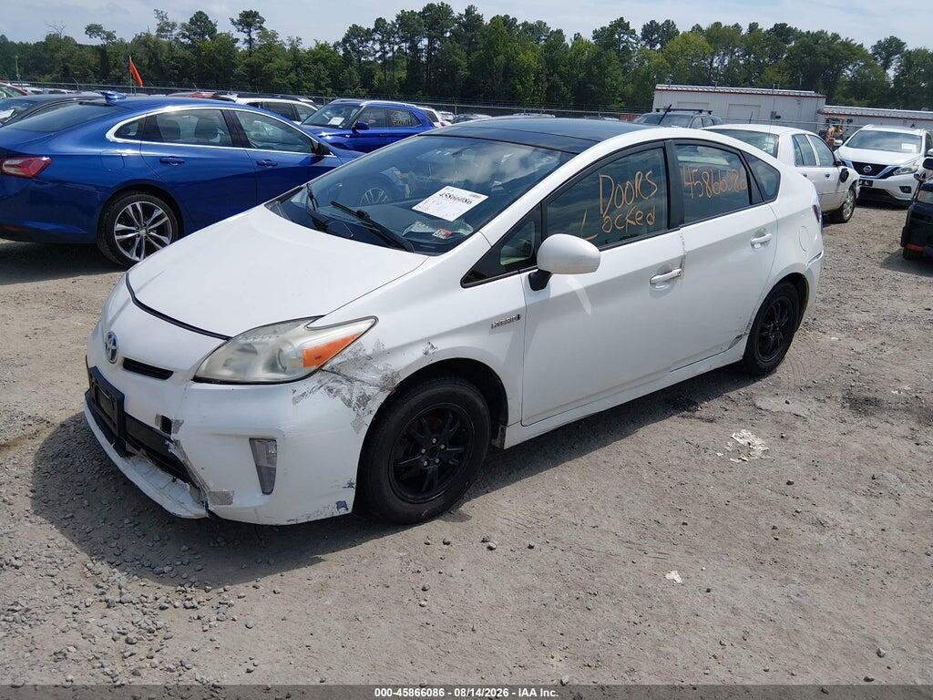 JTDKN3DU3E1827498 2014 TOYOTA PRIUS photo no. 2