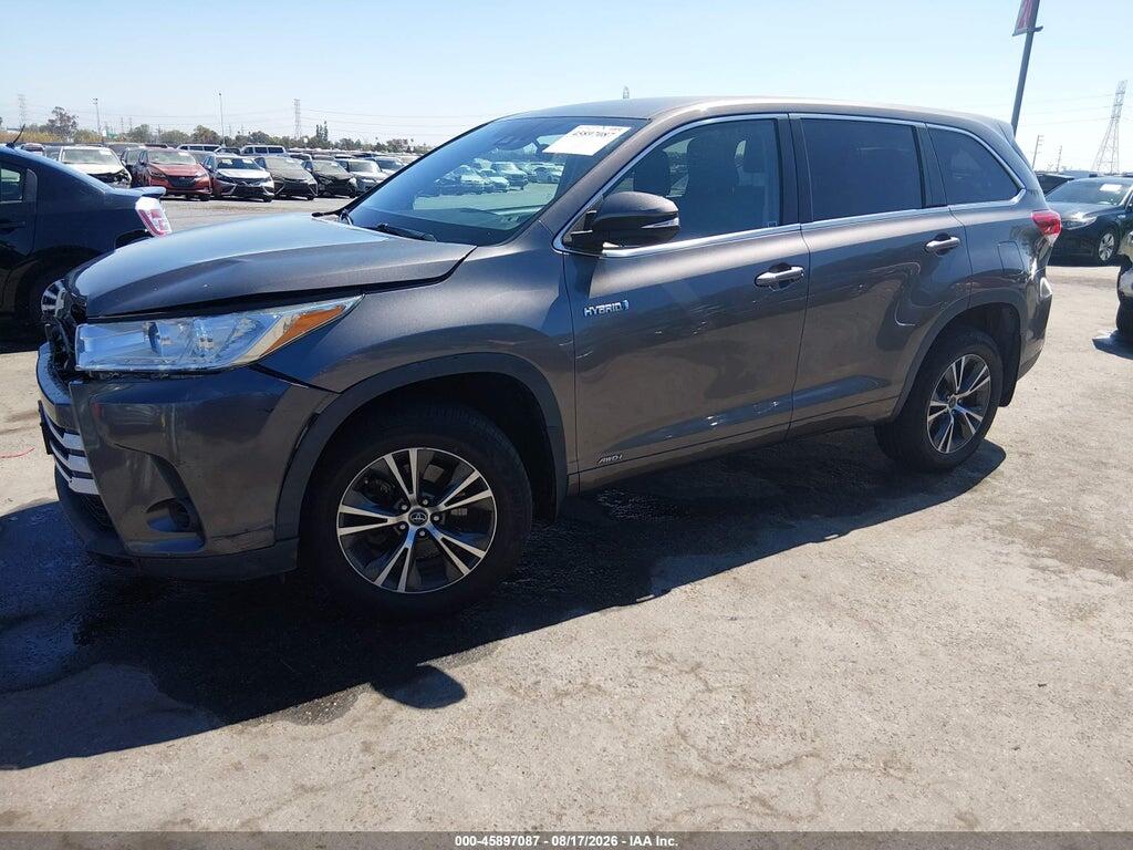 5TDBGRFH1HS022541 2017 TOYOTA HIGHLANDER HYBRID photo no. 2