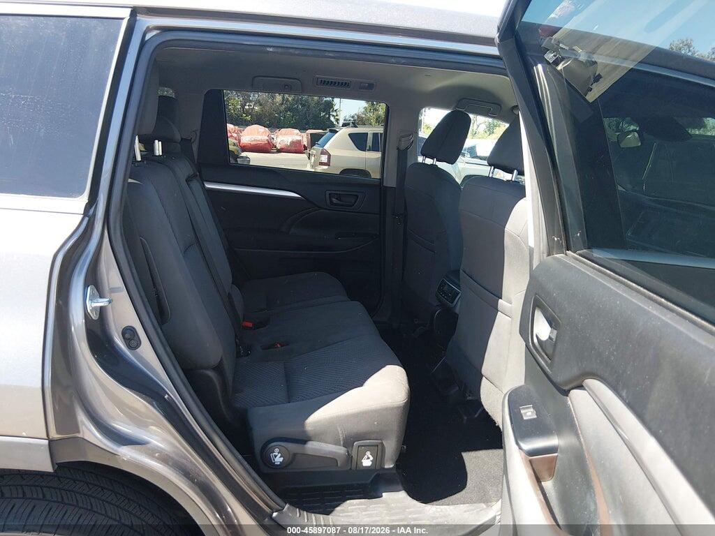 5TDBGRFH1HS022541 2017 TOYOTA HIGHLANDER HYBRID photo no. 8