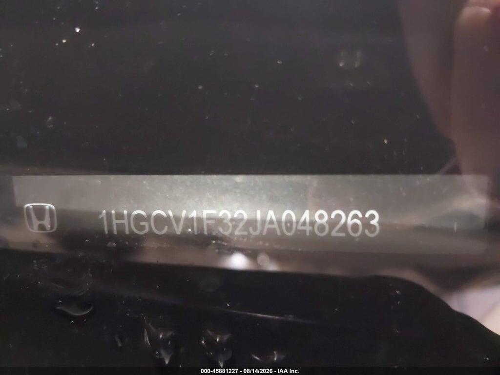 1HGCV1F32JA048263 2018 HONDA ACCORD photo no. 9
