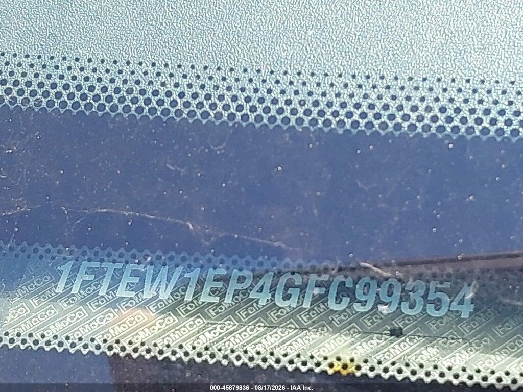 1FTEW1EP4GFC99354 2016 FORD F-150 photo no. 9