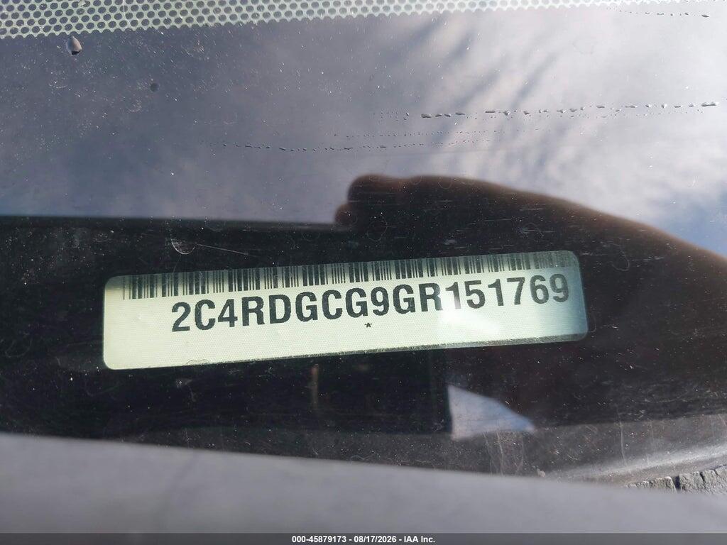 2C4RDGCG9GR151769 2016 DODGE GRAND CARAVAN photo no. 9