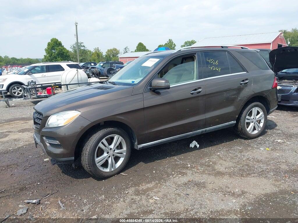 4JGDA5HB6FA532904 2015 MERCEDES-BENZ ML 350 photo no. 2
