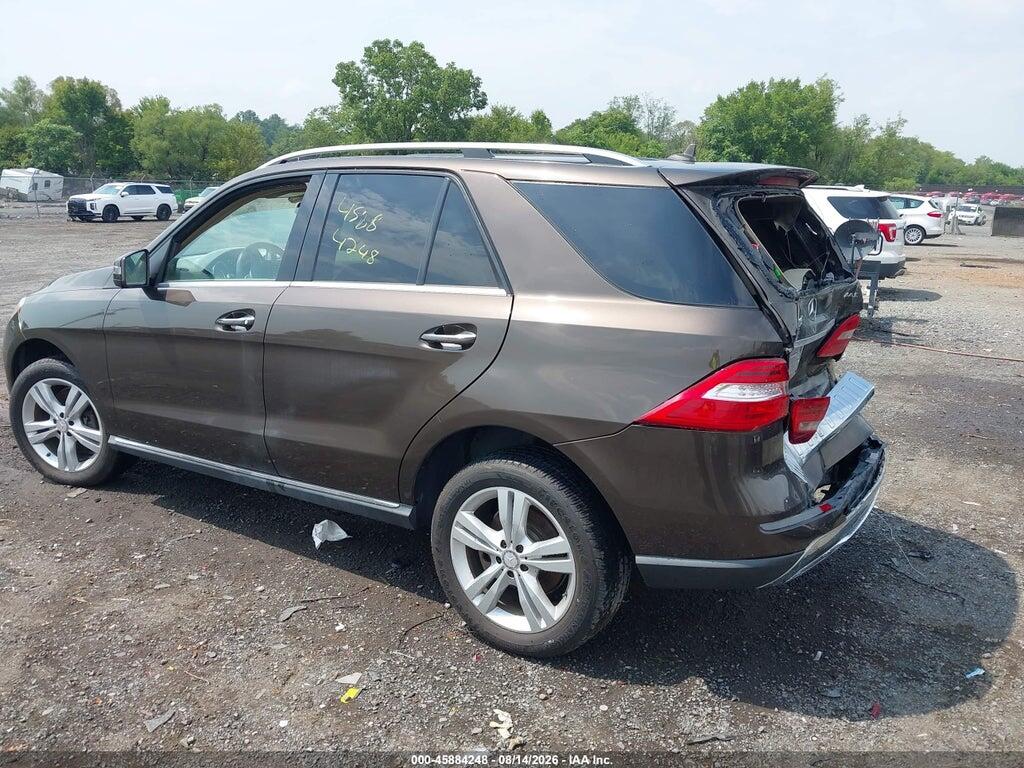 4JGDA5HB6FA532904 2015 MERCEDES-BENZ ML 350 photo no. 3