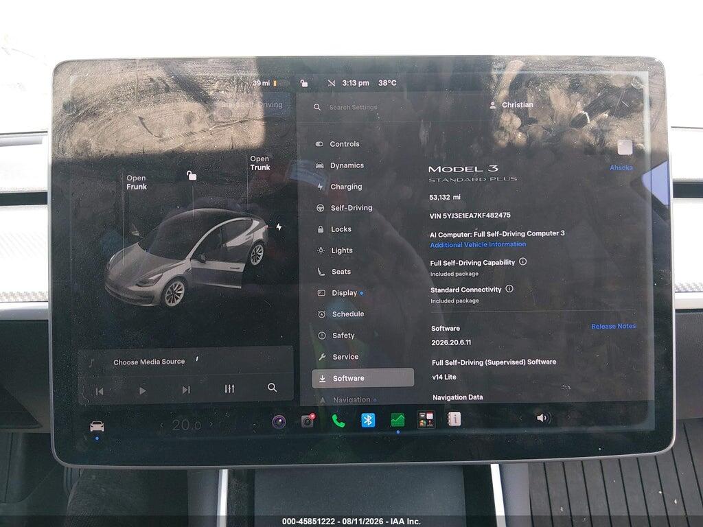 5YJ3E1EA7KF482475 2019 TESLA MODEL 3 photo no. 7