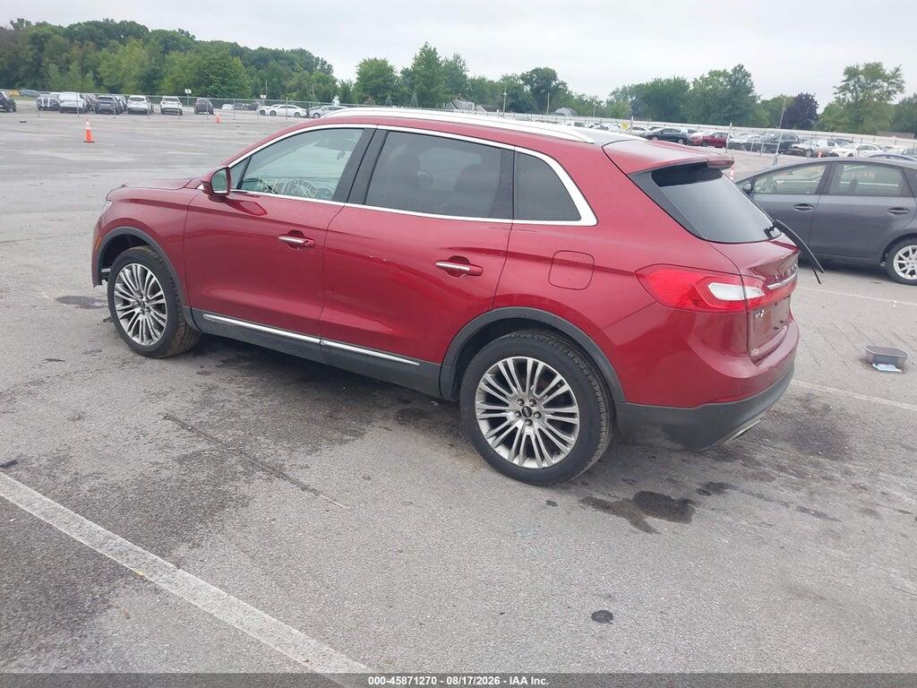 2LMTJ8LR1GBL74466 2016 LINCOLN MKX photo no. 3