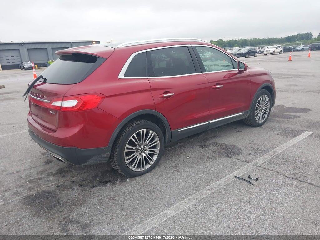 2LMTJ8LR1GBL74466 2016 LINCOLN MKX photo no. 4