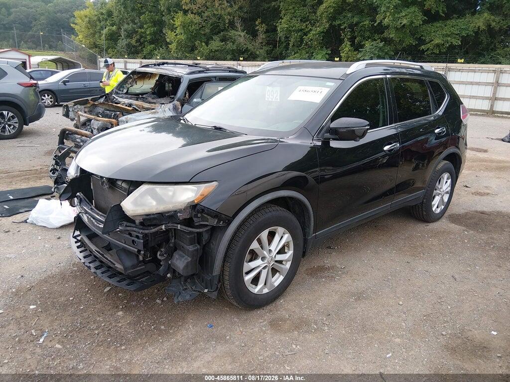 KNMAT2MV3GP643344 2016 NISSAN ROGUE photo no. 2