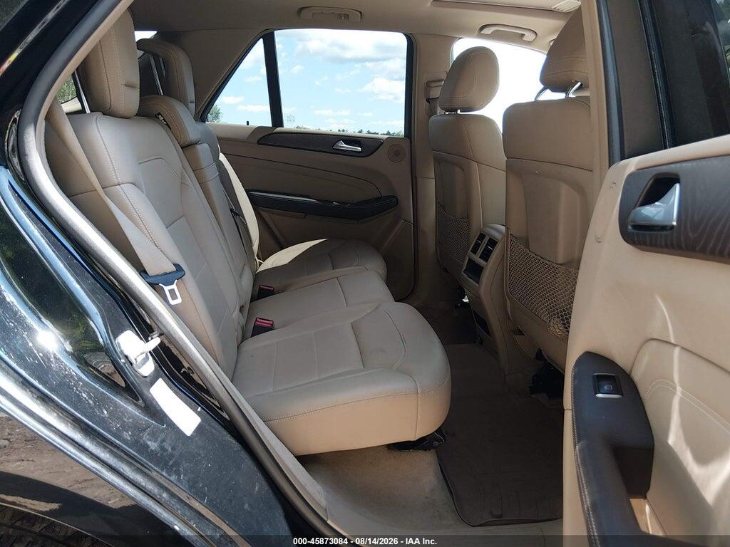 4JGDA5HB9FA585323 2015 MERCEDES-BENZ ML 350 photo no. 8