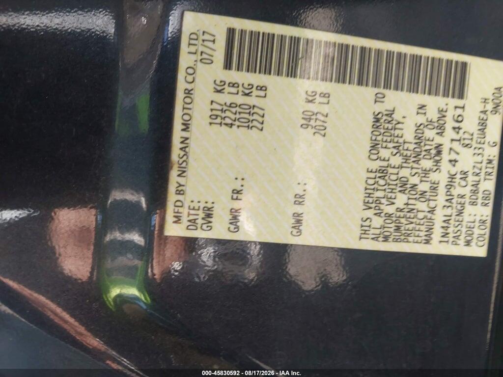1N4AL3AP9HC471461 2017 NISSAN ALTIMA photo no. 9