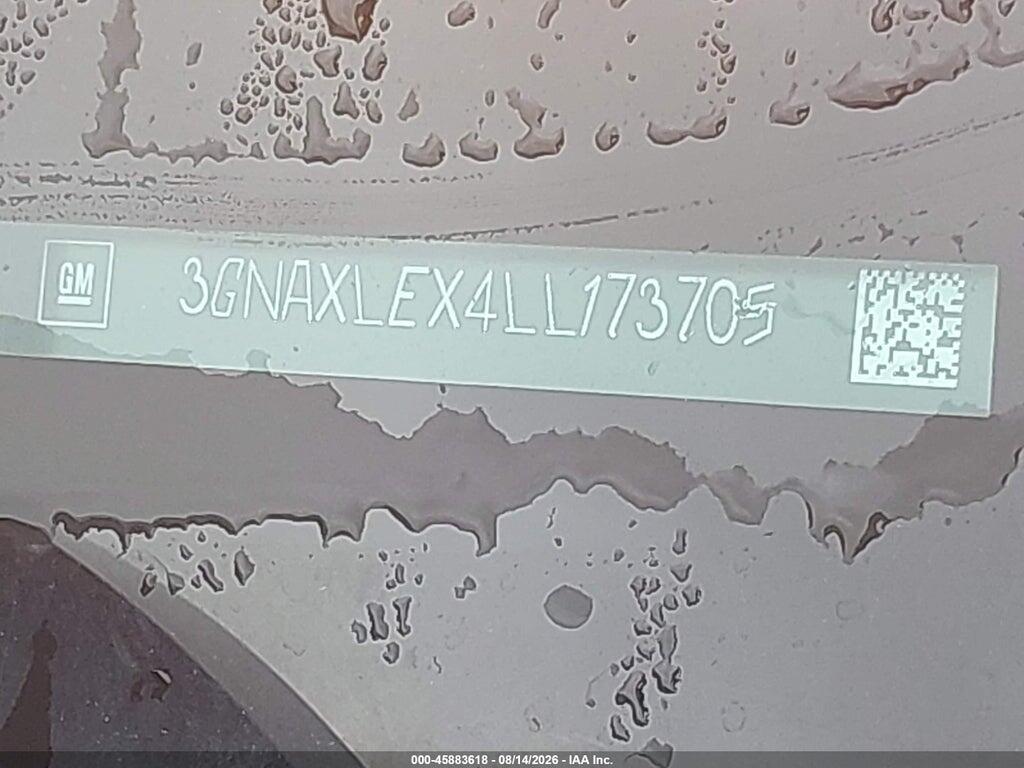 3GNAXLEX4LL173705 2020 CHEVROLET EQUINOX photo no. 9