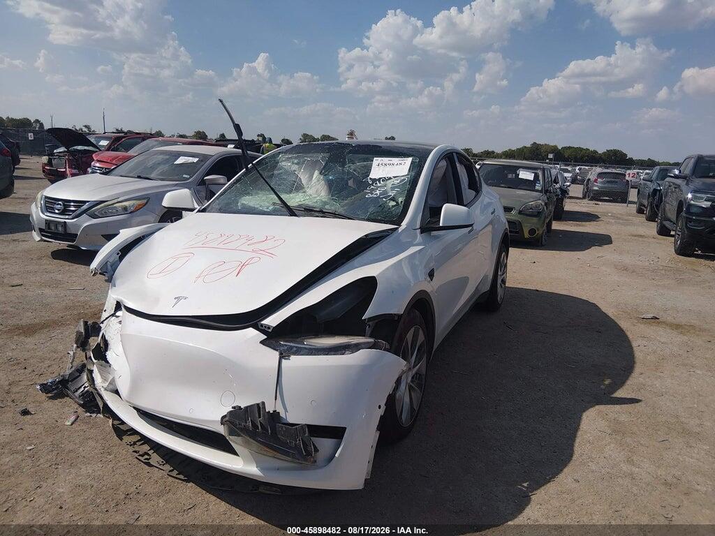 7SAYGDEE3NF365147 2022 TESLA MODEL Y photo no. 2