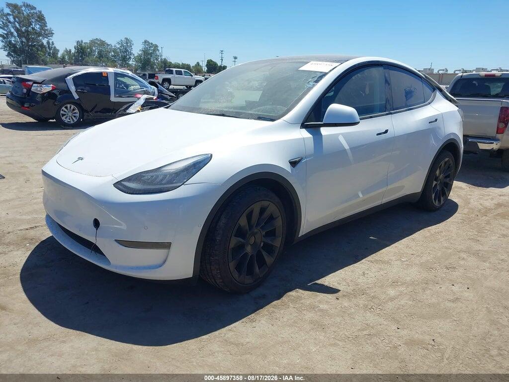 7SAYGDEE7NA010804 2022 TESLA MODEL Y photo no. 2