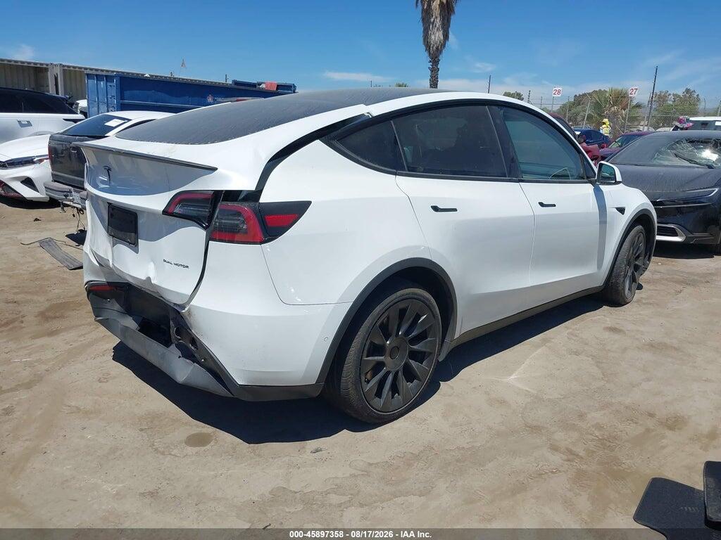 7SAYGDEE7NA010804 2022 TESLA MODEL Y photo no. 4
