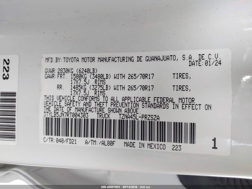 3TYLB5JN7RT004303 2024 TOYOTA TACOMA photo no. 9