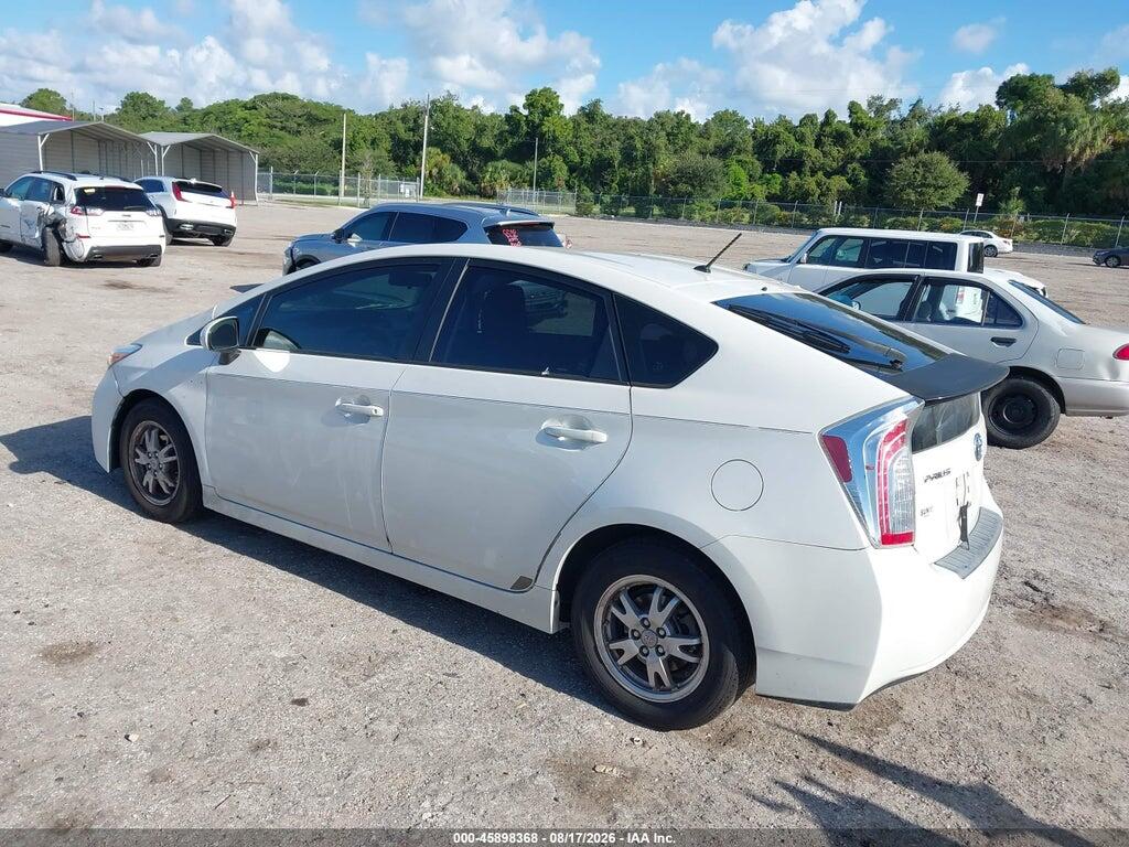 JTDKN3DU2D5542993 2013 TOYOTA PRIUS photo no. 3