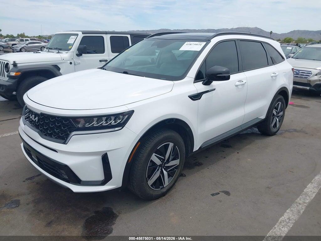 5XYRH4LF9NG142906 2022 KIA SORENTO photo no. 2