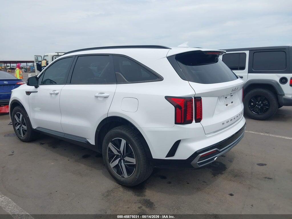 5XYRH4LF9NG142906 2022 KIA SORENTO photo no. 3