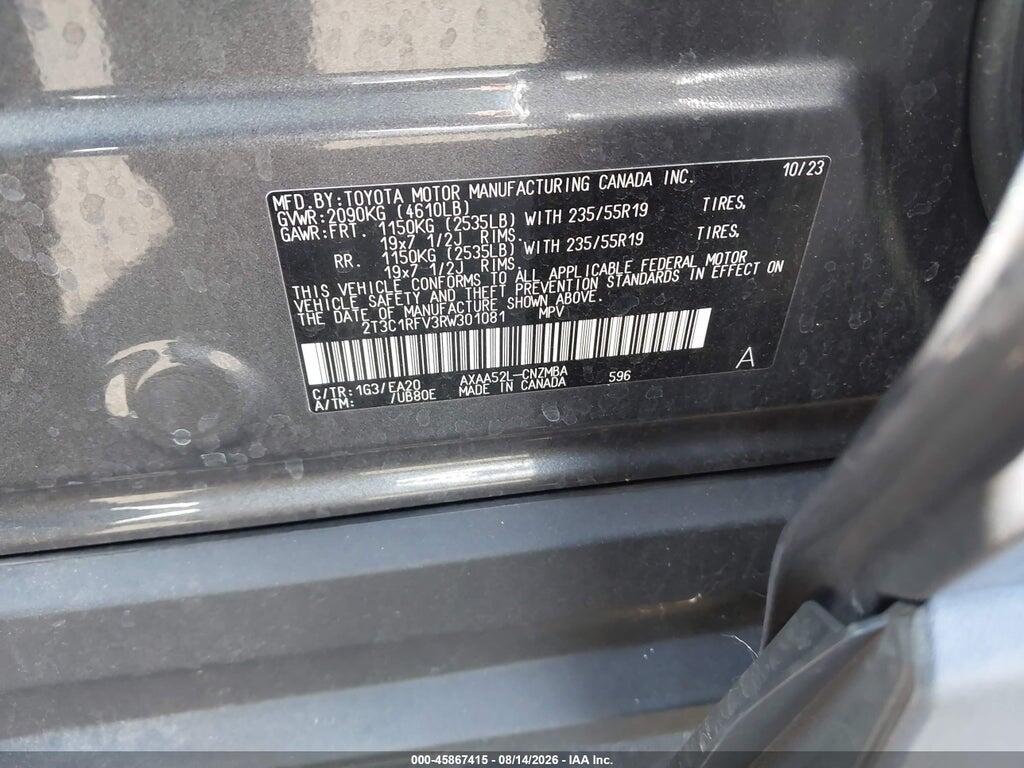 2T3C1RFV3RW301081 2024 TOYOTA RAV4 photo no. 9