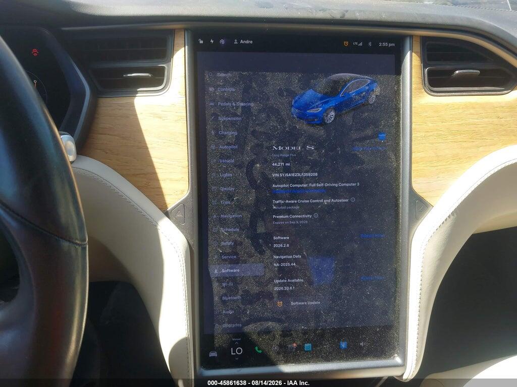 5YJSA1E23LF359208 2020 TESLA MODEL S photo no. 7
