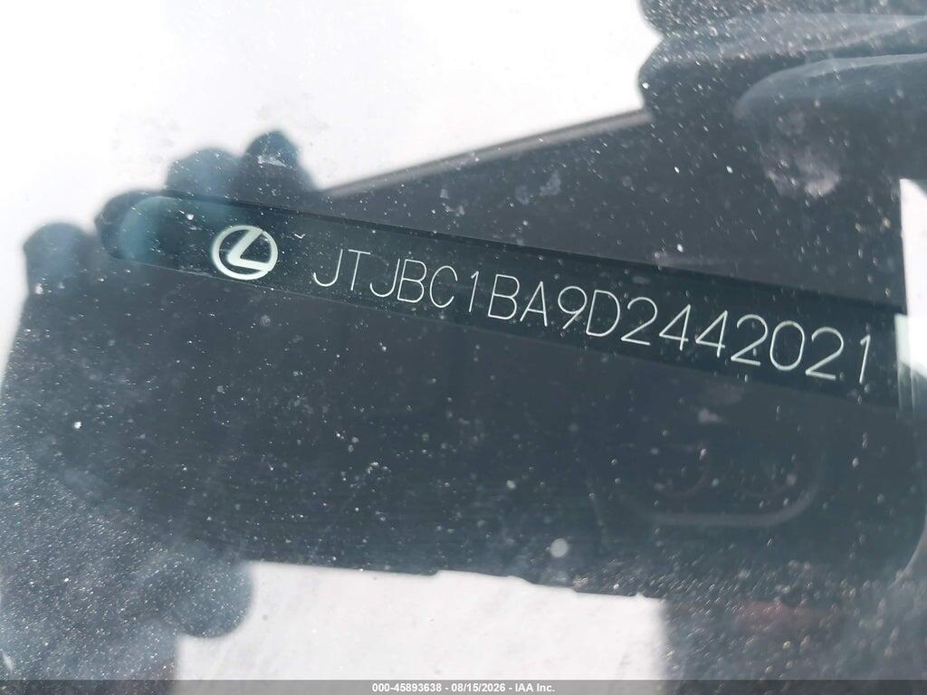 JTJBC1BA9D2442021 2013 LEXUS RX 450H photo no. 9