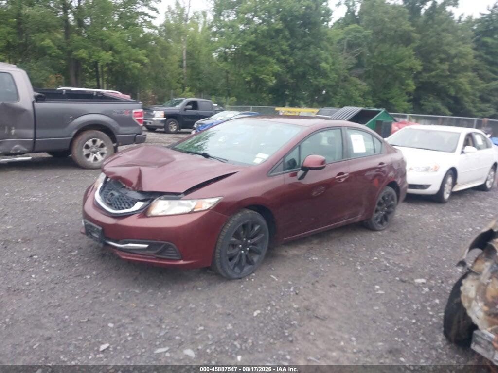 2HGFB2F57DH567036 2013 HONDA CIVIC photo no. 2