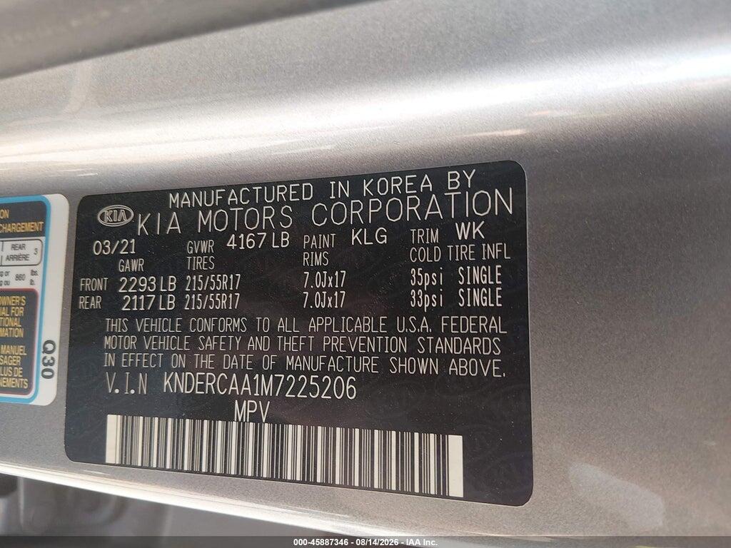 KNDERCAA1M7225206 2021 KIA SELTOS photo no. 9
