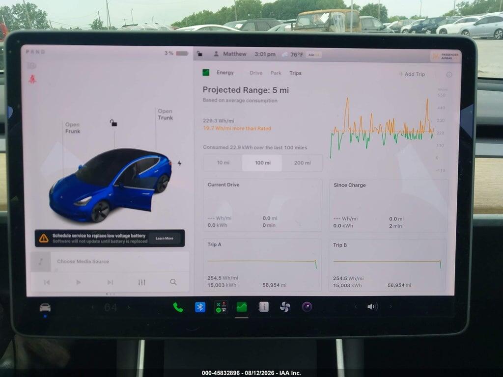 5YJ3E1EAXLF736892 2020 TESLA MODEL 3 photo no. 7