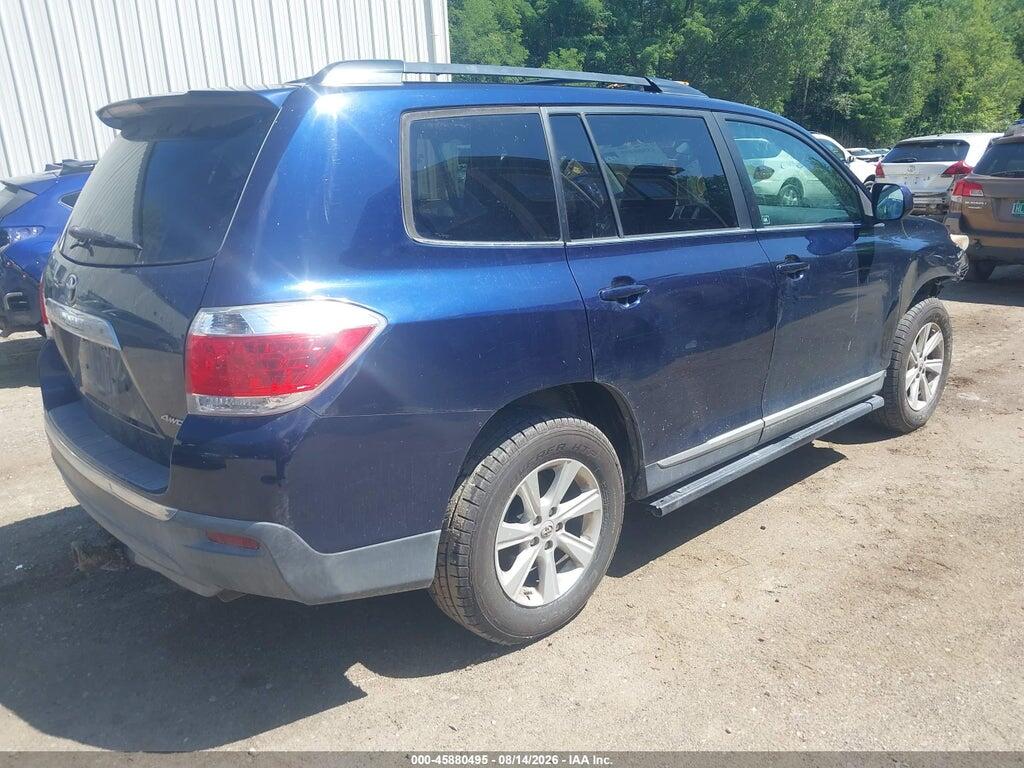 5TDBK3EH2DS183276 2013 TOYOTA HIGHLANDER photo no. 4