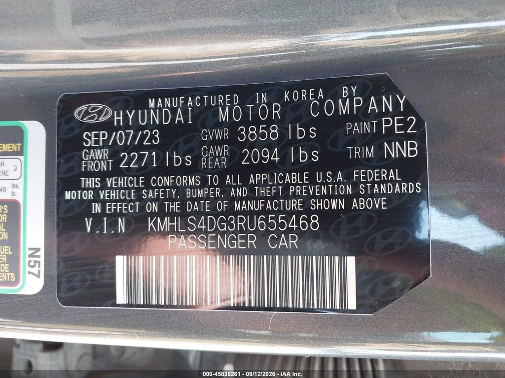 KMHLS4DG3RU655468 2024 HYUNDAI ELANTRA photo no. 9