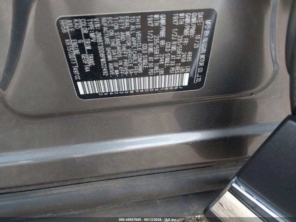 JN8BT3DD8PW322492 2023 NISSAN ROGUE photo no. 9