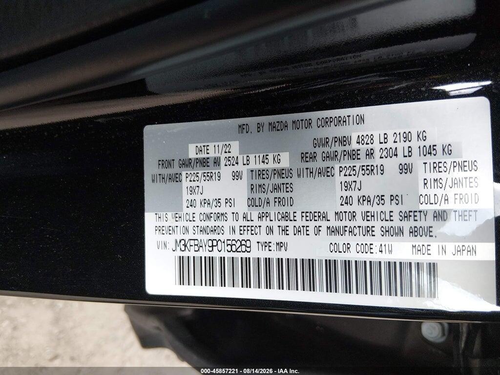 JM3KFBAY9P0156269 2023 MAZDA CX-5 photo no. 9