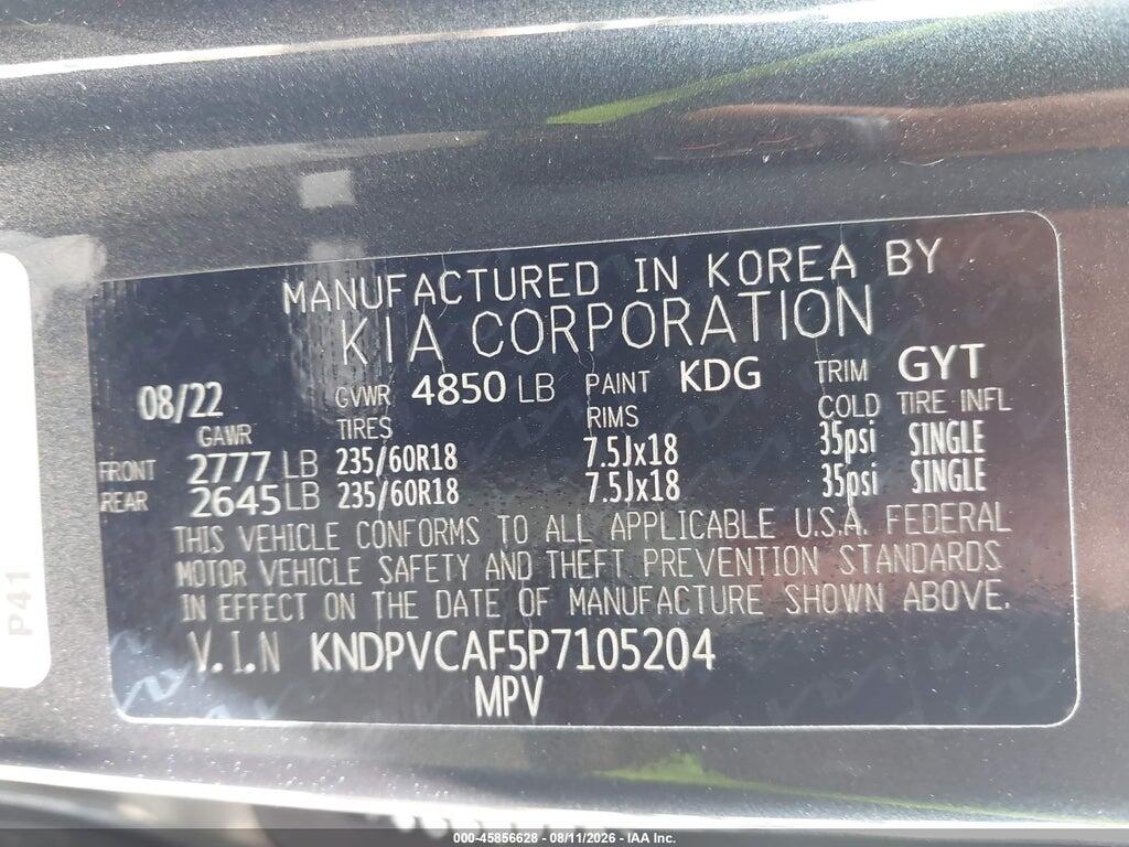KNDPVCAF5P7105204 2023 KIA SPORTAGE photo no. 9