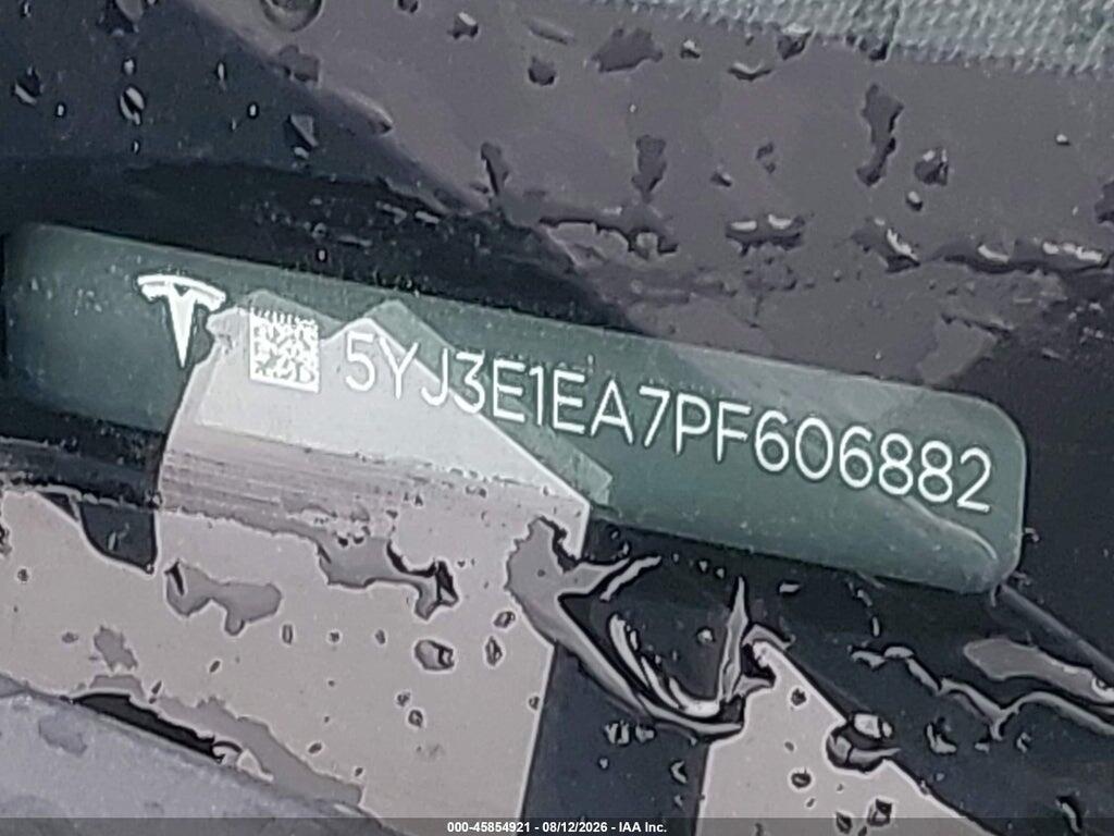 5YJ3E1EA7PF606882 2023 TESLA MODEL 3 photo no. 9
