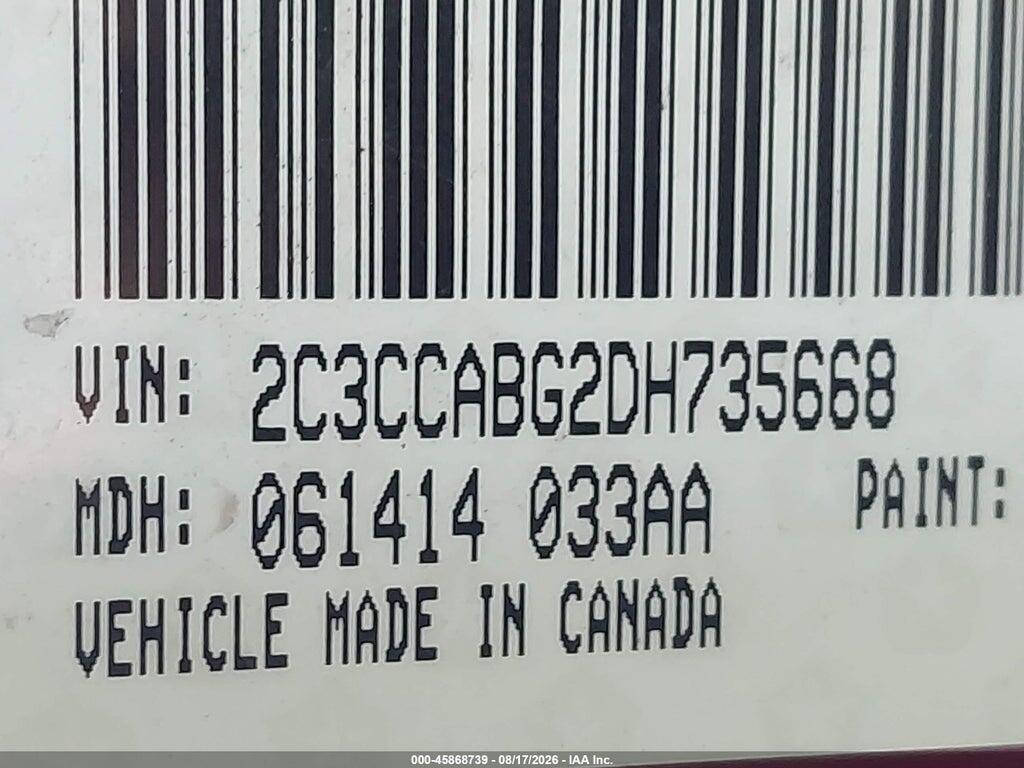 2C3CCABG2DH735668 2013 CHRYSLER 300 photo no. 9