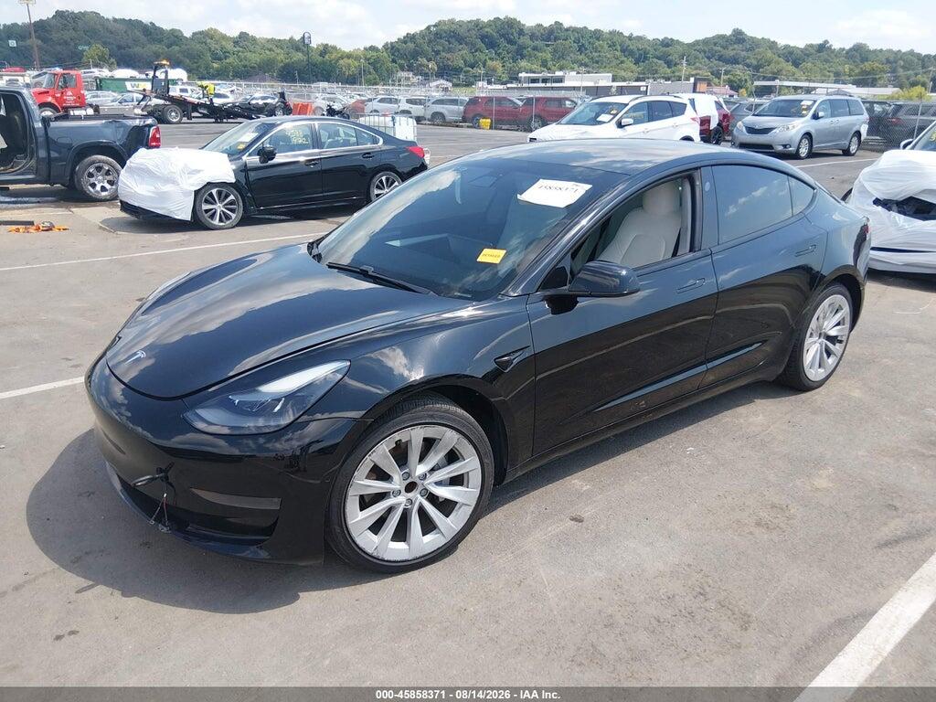 5YJ3E1EA2MF019310 2021 TESLA MODEL 3 photo no. 2