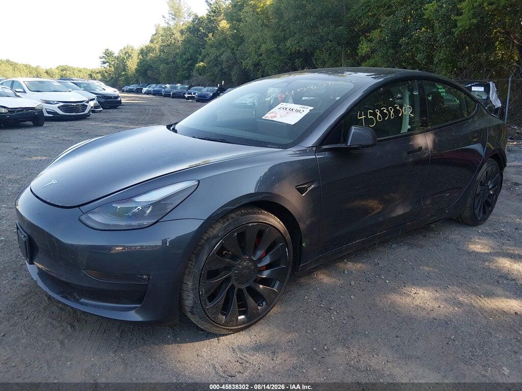 5YJ3E1ECXPF634760 2023 TESLA MODEL 3 photo no. 2