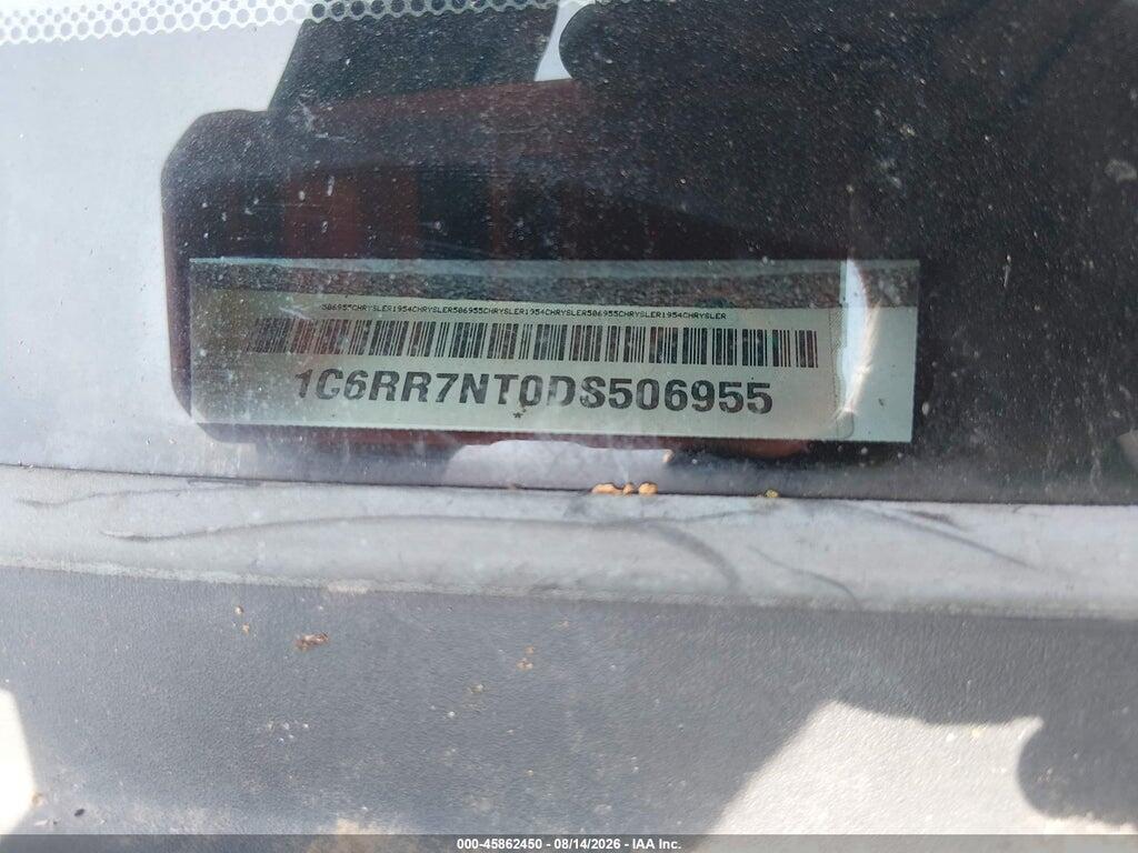 1C6RR7NT0DS506955 2013 RAM 1500 photo no. 9
