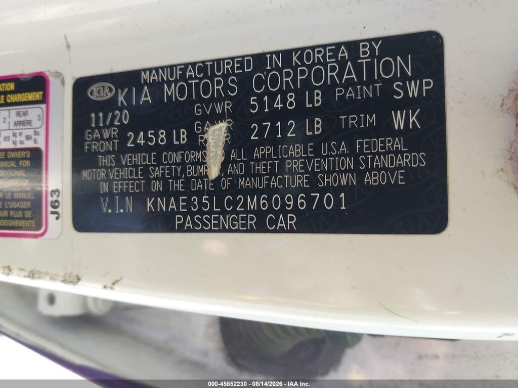 KNAE35LC2M6096701 2021 KIA STINGER photo no. 9