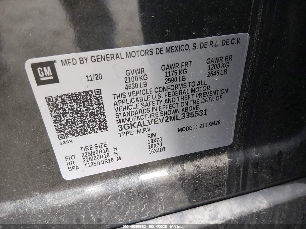 3GKALVEV2ML335531 2021 GMC TERRAIN photo no. 9