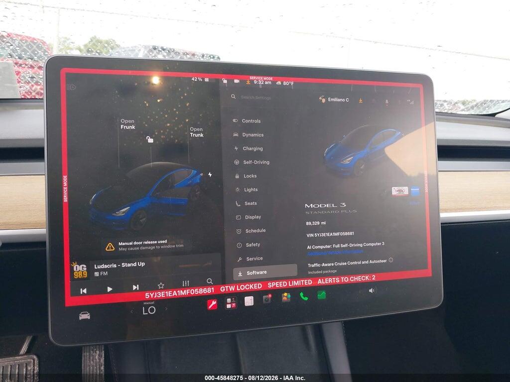 5YJ3E1EA1MF058681 2021 TESLA MODEL 3 photo no. 7
