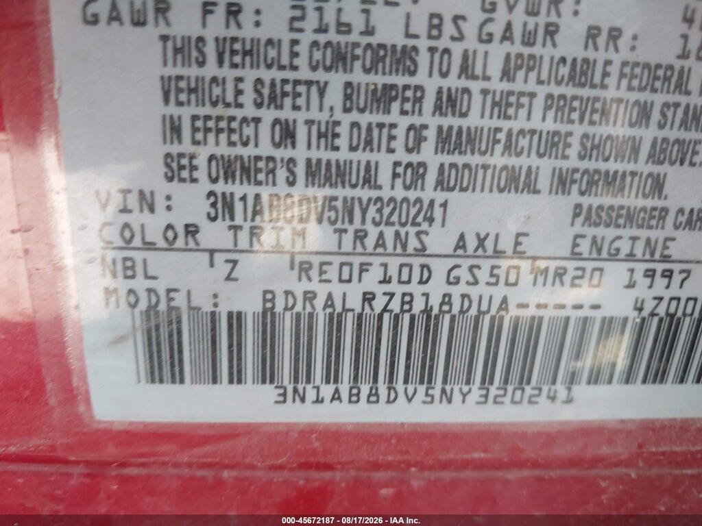 3N1AB8DV5NY320241 2022 NISSAN SENTRA photo no. 9