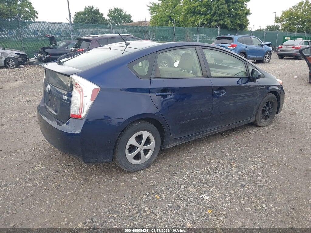 JTDKN3DU2D0354553 2013 TOYOTA PRIUS photo no. 4