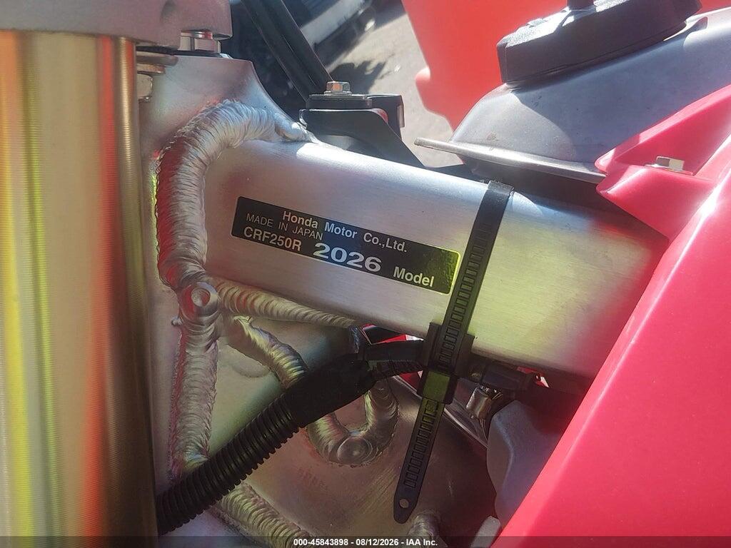JH2ME1231TK801780 2026 HONDA CRF250 photo no. 10