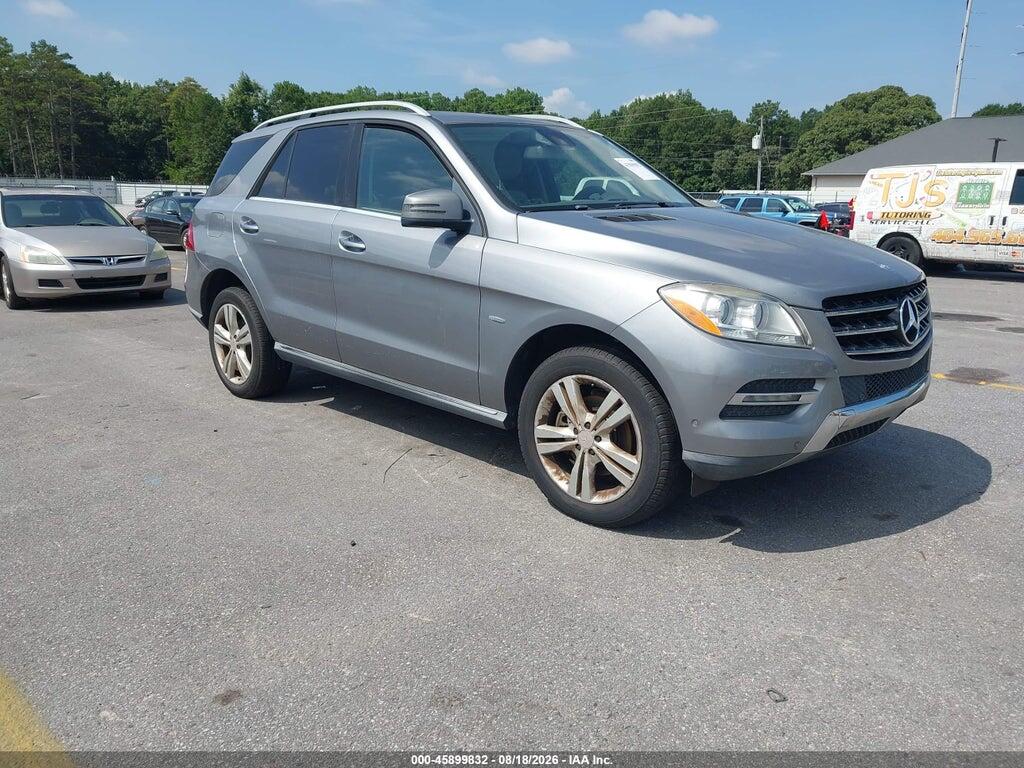 2012 MERCEDES-BENZ ML 350 4JGDA5HB6CA025061