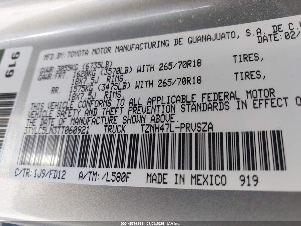 3TYLC5LN3TT060921 2026 TOYOTA TACOMA HYBRID photo no. 9