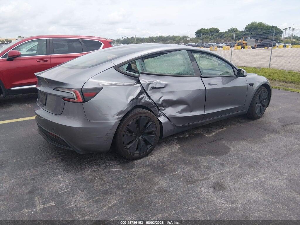 5YJ3E1EA8TF129485 2026 TESLA MODEL 3 photo no. 4