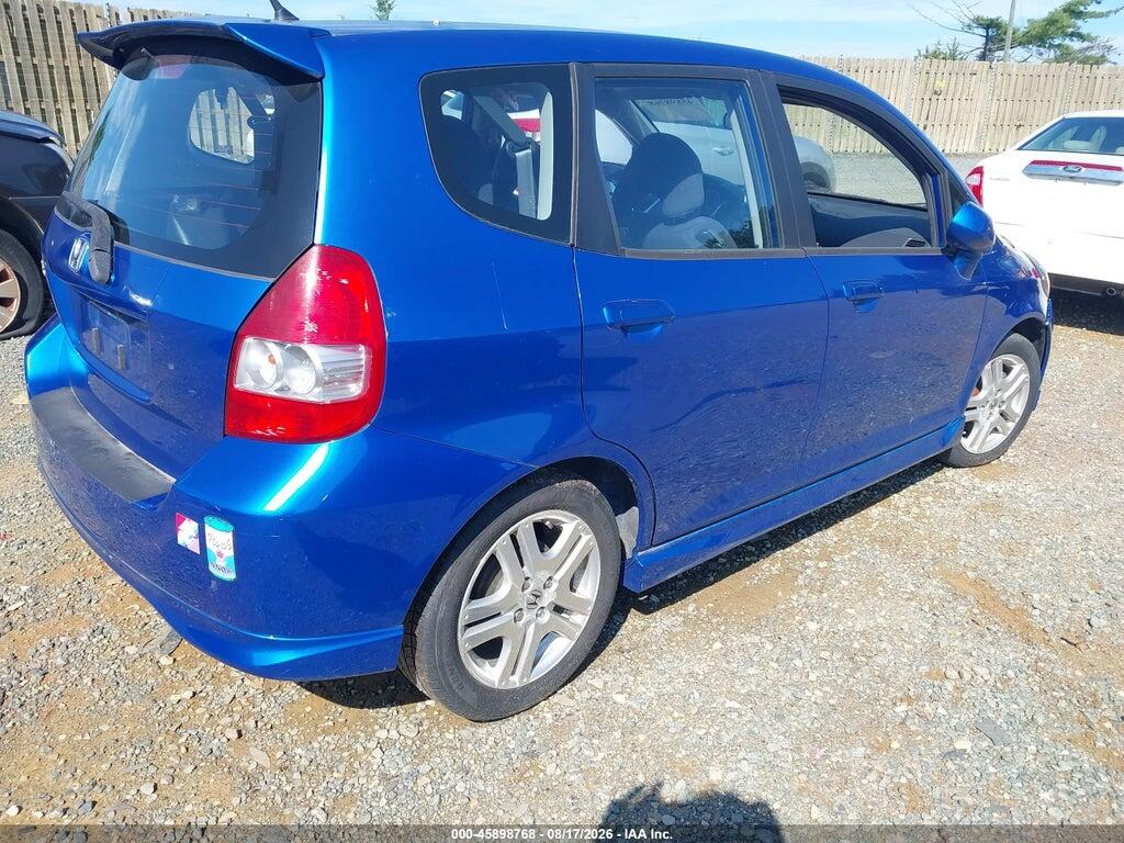 JHMGD38678S022430 2008 HONDA FIT photo no. 4