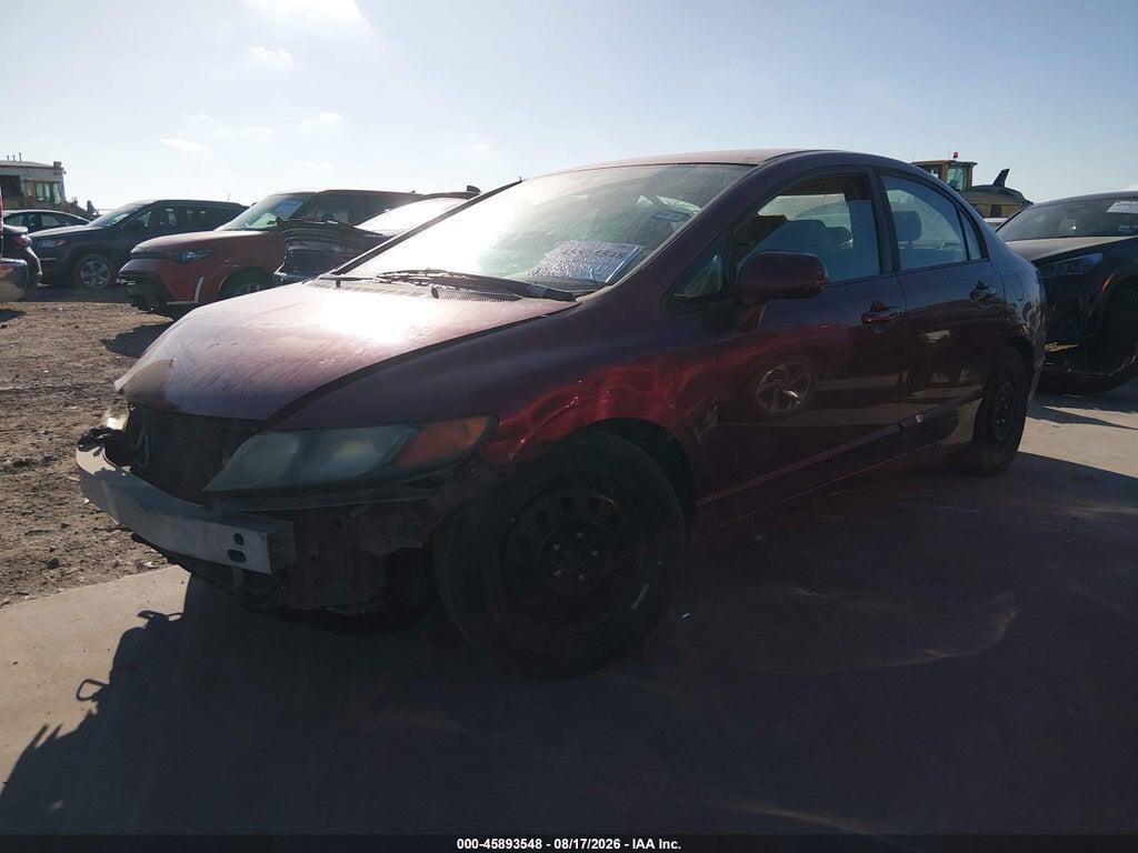 1HGFA16548L059161 2008 HONDA CIVIC photo no. 2