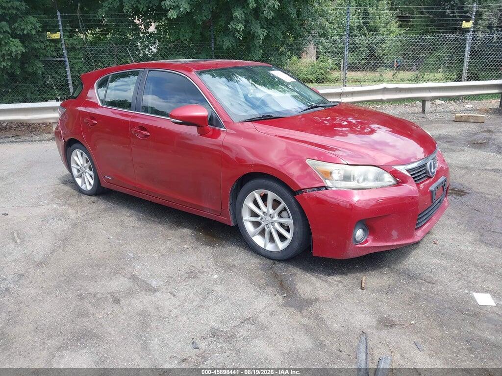 2012 LEXUS CT 200H JTHKD5BH2C2086514